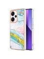 Предпазен удароустойчив гръб с цветни шарки за Xiaomi Redmi Note 13 Pro+ - шарен