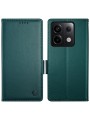Калъф от еко кожа тип портмоне за Xiaomi Redmi Note 13 Pro - зелен