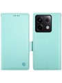 Калъф от еко кожа тип портмоне за Xiaomi Redmi Note 13 Pro - зелен