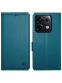 Калъф от еко кожа тип портмоне за Xiaomi Redmi Note 13 Pro - син