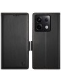 Калъф от еко кожа тип портмоне за Xiaomi Redmi Note 13 Pro - черен