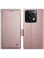 Калъф от еко кожа тип портмоне за Xiaomi Redmi Note 13 Pro - розов