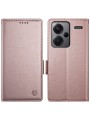Калъф от еко кожа тип портмоне за Xiaomi Redmi Note 13 Pro+ - розов