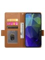 Калъф от еко кожа тип портмоне за Xiaomi Redmi Note 13 Pro - кафяв