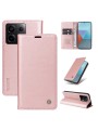 Калъф за телефон от еко кожа тип портмоне за Xiaomi Redmi Note 13 Pro - розов