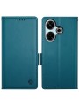 Калъф от еко кожа тип портмоне за Xiaomi Redmi Note 13R - син