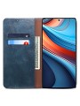 Калъф от еко кожа тип портмоне за Xiaomi Redmi Note 13R Pro - син