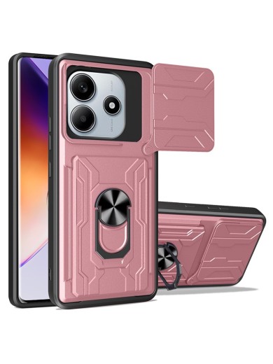 Удароустойчив предпазен гръб за Xiaomi Redmi Note 14 4G - розов