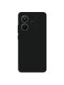 Устойчив на надраскване мек силиконов гръб за телефон за Xiaomi Redmi Note 14 4G - черен