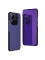 Калъф от еко кожа с прозорец за Xiaomi Redmi Note 14 4G - син