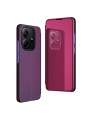 Калъф от еко кожа с прозорец за Xiaomi Redmi Note 14 4G - лилав