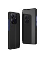 Калъф от еко кожа с прозорец за Xiaomi Redmi Note 14 4G - черен