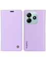 Калъф за телефон от еко кожа тип портмоне за Xiaomi Redmi Note 14 5G - лилав