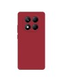 Устойчив на надраскване мек силиконов гръб за телефон за Xiaomi Redmi Note 14 Pro 4G - червен