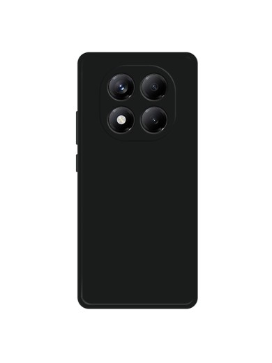 Устойчив на надраскване мек силиконов гръб за телефон за Xiaomi Redmi Note 14 Pro 4G - черен