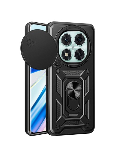 Удароустойчив предпазен гръб за Xiaomi Redmi Note 14 Pro 5G - черен Удароустойчив предпазен гръб за Xiaomi Redmi Note 14 Pro 5G - черен