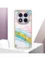Предпазен удароустойчив гръб с цветни шарки за Xiaomi Redmi Note 14 Pro+ 5G - шарен