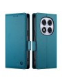Калъф от еко кожа тип портмоне за Xiaomi Redmi Note 14 Pro 5G - син