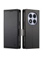 Калъф от еко кожа тип портмоне за Xiaomi Redmi Note 14 Pro 5G - черен