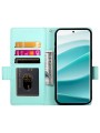 Калъф от еко кожа тип портмоне за Xiaomi Redmi Note 14 Pro 5G - зелен
