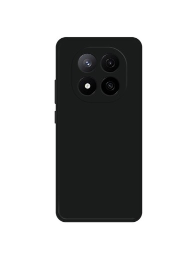 Устойчив на надраскване мек силиконов гръб за телефон за Xiaomi Redmi Note 14 Pro+ - черен