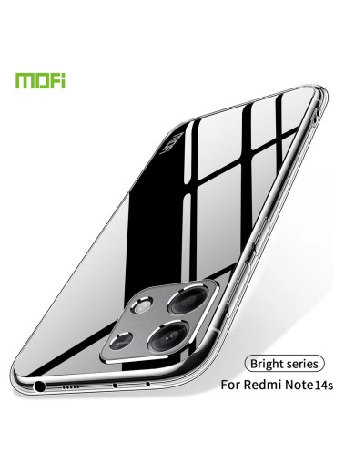 Предпазен устойчив на надраскване гръб за Xiaomi Redmi Note 14S - прозрачен