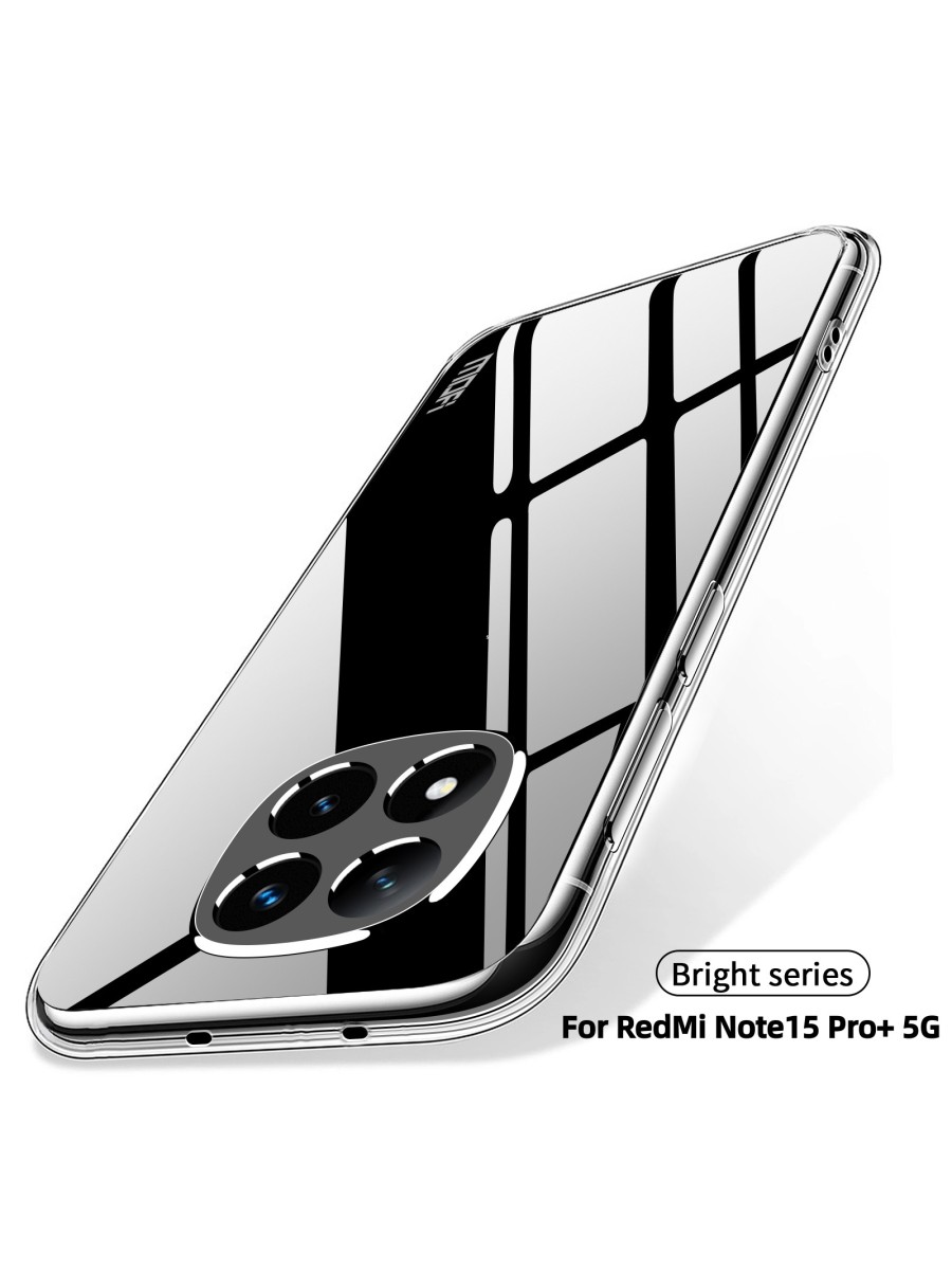 Предпазен устойчив на надраскване гръб за Xiaomi Redmi Note 15 Pro+ - прозрачен