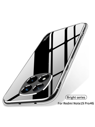 Предпазен устойчив на надраскване гръб за Xiaomi Redmi Note 15 Pro - прозрачен