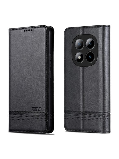 Калъф от еко кожа тип портмоне за Xiaomi Redmi Note 15 Pro+ - черен
