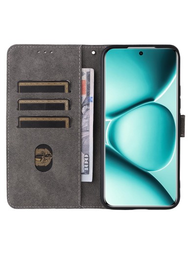 Калъф от еко кожа тип портмоне с RFID блокиране за Xiaomi Redmi Note 15 Pro - черен