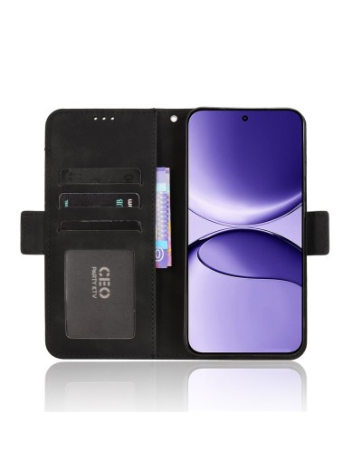 Калъф от еко кожа тип портмоне за Xiaomi Redmi Turbo 4 Pro - черен