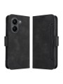 Калъф от еко кожа тип портмоне за Xiaomi Redmi Turbo 5 - черен