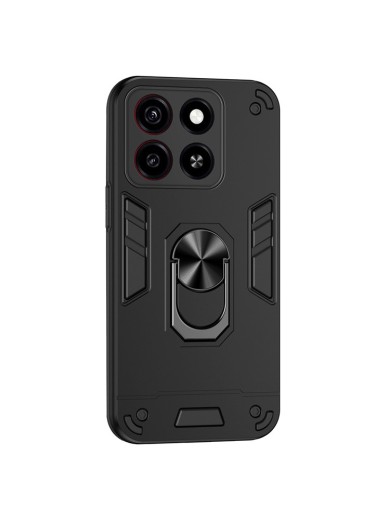 Удароустойчив предпазен гръб за ZTE Blade A55 - черен Удароустойчив предпазен гръб за ZTE Blade A55 - черен