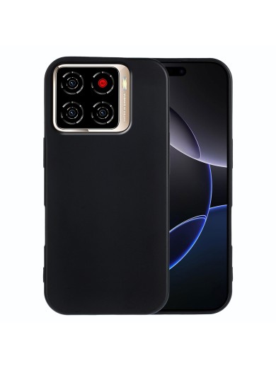 Мек матиран предпазен гръб за ZTE Blade A56 - черен