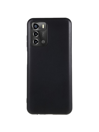 Устойчив на надраскване предпазен гръб за телефон за ZTE Blade A72 - черен