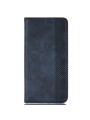 Калъф от еко кожа с мозаечни елементи тип портмоне за ZTE Blade A75 4G - син