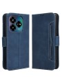 Калъф от еко кожа, тип портмоне за ZTE Blade V60 Design - син