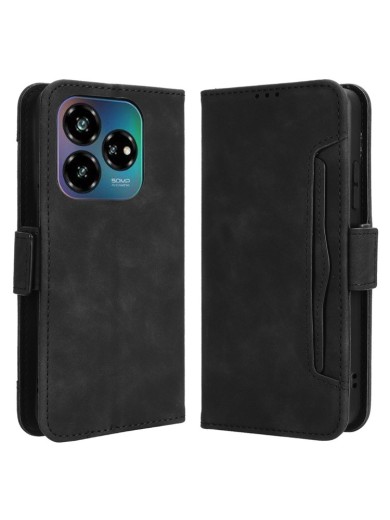 Калъф от еко кожа, тип портмоне за ZTE Blade V60 Design - черен Калъф от еко кожа, тип портмоне за ZTE Blade V60 Design - черен