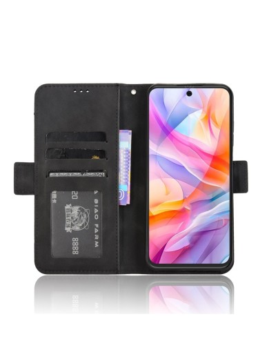 Калъф от еко кожа тип портмоне за ZTE Blade V70 Design - черен