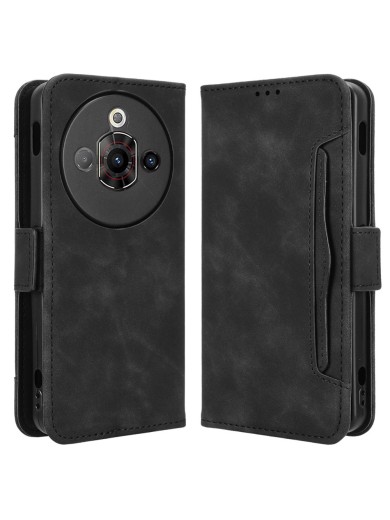 Калъф от еко кожа тип портмоне за ZTE nubia Focus Pro - черен Калъф от еко кожа тип портмоне за ZTE nubia Focus Pro - черен