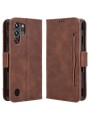 Калъф от еко кожа тип портмоне за ZTE nubia Red Magic 10 Pro+ - кафяв