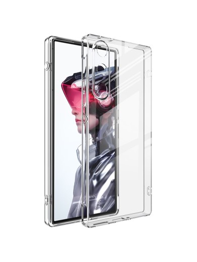 Предпазен гръб защитаващ телефона при падане и удар за ZTE nubia Redmagic 10 Air - прозрачен Предпазен гръб защитаващ телефона при падане и удар за ZTE nubia Redmagic 10 Air - прозрачен