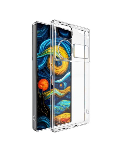 Предпазен гръб защитаващ телефона при падане и удар за ZTE nubia Z60 Ultra - прозрачен
