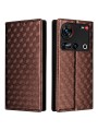 Калъф от еко кожа тип портмоне за ZTE nubia Z70 Ultra - кафяв