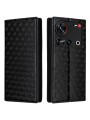 Калъф от еко кожа тип портмоне за ZTE nubia Z70 Ultra - черен