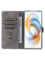 Калъф от еко кожа тип портмоне с RFID блокиране за ZTE nubia Z70S Ultra - черен